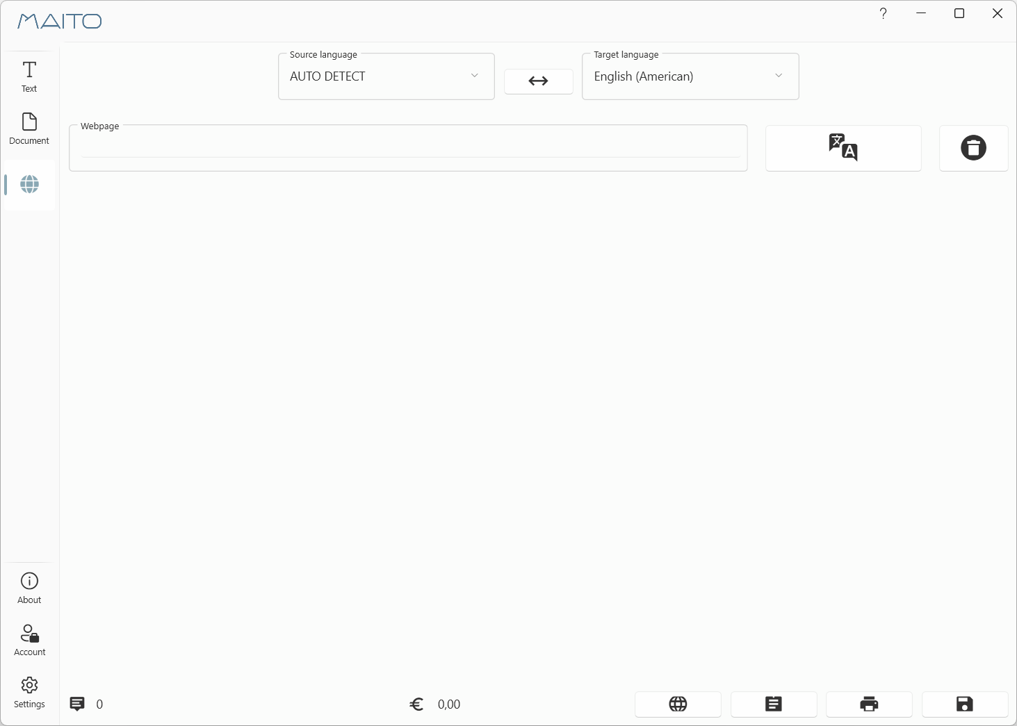 Translate webpages